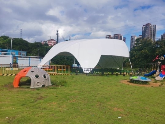 航天农业膜结构雨棚